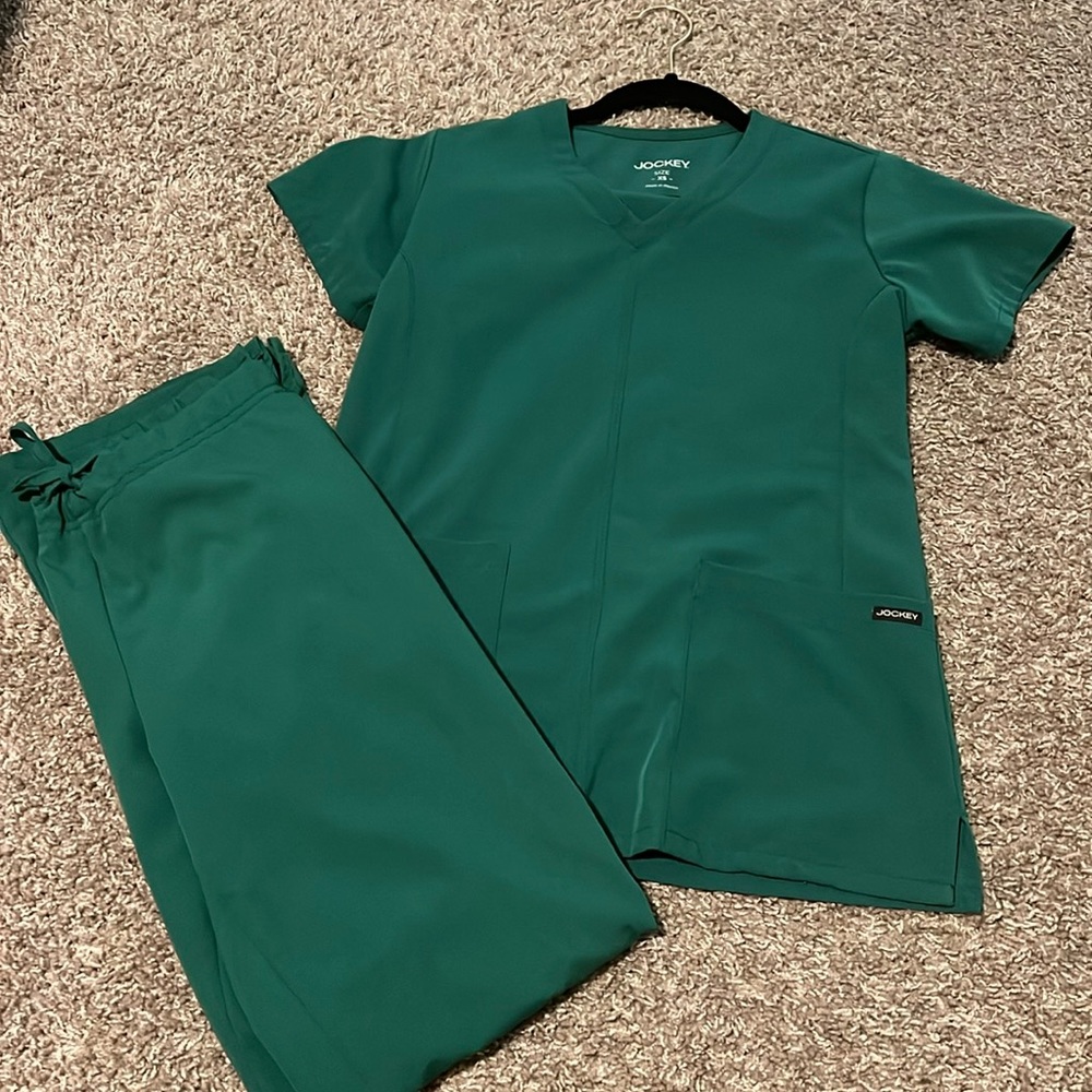 Jockey hunter green scrubs